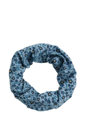 HANDYBAND - Tubehalstørklæder - blue multi - flax flower horizon