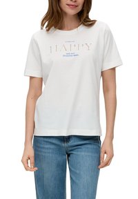 s.Oliver T-shirt print - creme