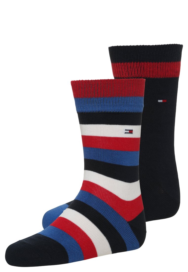 Tommy Hilfiger KIDS BASIC STRIPE SOCK 2 PACK UNISEX - Socks - midnight ...