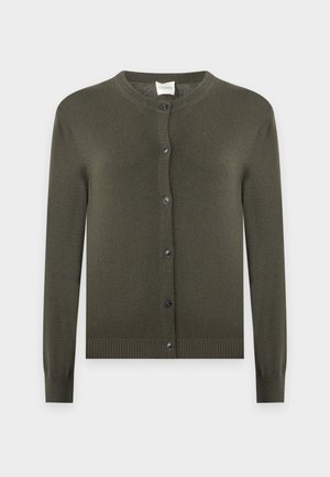 CLOSED, CREW NECK - Strickjacke - juniper green