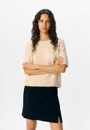 OBJSAGGIA - Basic T-shirt - humus