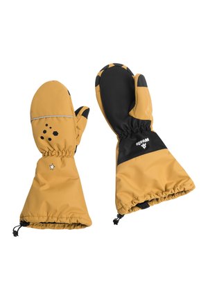 Mittens - golden brown