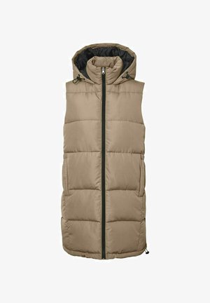 Noisy May PUFFER - Weste - Beige
