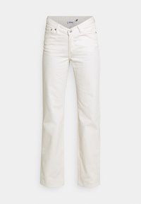 TWIN TROUSERS - Calças de ganga de perna direita - white