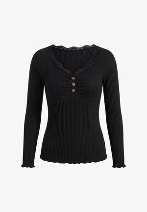 faina, FAINA BLOUSE - Bluză cu mânecă lungă - black