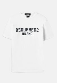 COOL FIT TEE - Trükipildiga T-särk - white/dark navy