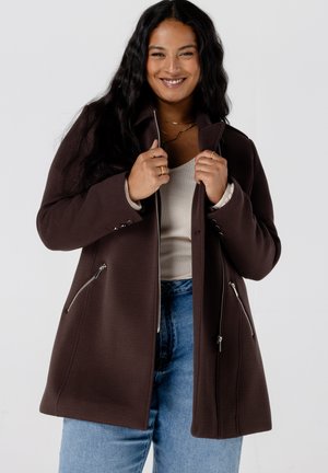 NOT TRANSLATED - Halflange jas - brown