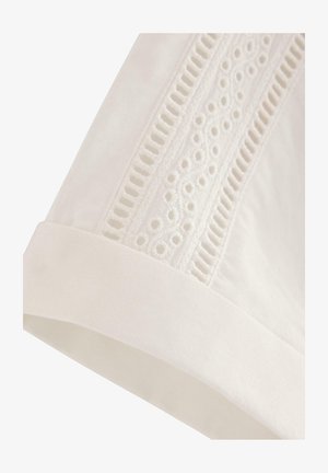 Lindex, LINDEX PYJAMA SHIRT WITH TIE STRING CLOSURE LINDEX - Maglia del pigiama - off white
