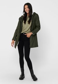 ONLY ONLSALLY RAINCOAT - Winter coat - olive