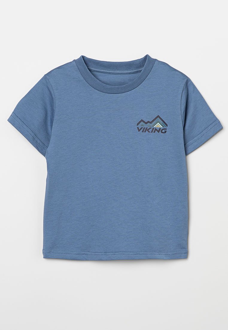 Viking T-shirt print blauw