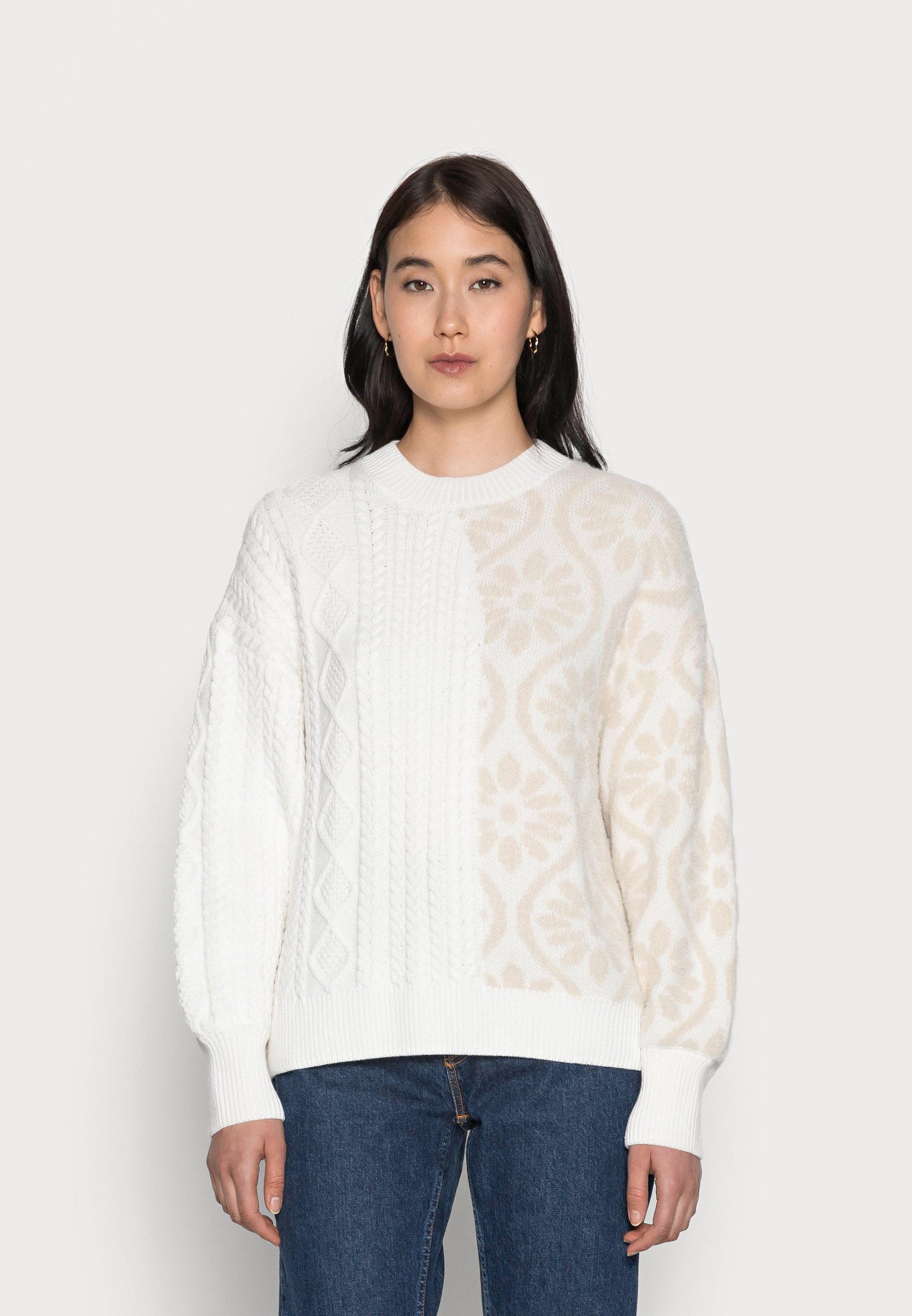 Desigual CASABLANCA - Maglione - white/avorio - Zalando.it