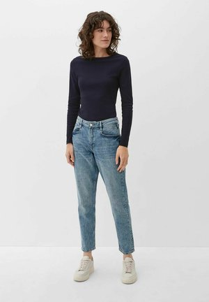 s.Oliver, S.OLIVER DAMEN LONGSLEEVE LANGARMSHIRT RUNDHALS-AUSSCHNITT PACK OF 2 - Long sleeved top - schwarz navy