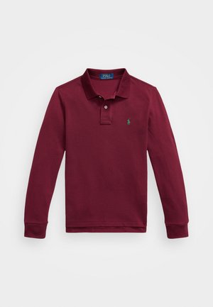 Polo Ralph Lauren SLIM FIT COTTON MESH POLO - Polo - classic wine
