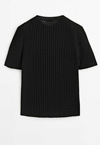 Massimo Dutti T-shirt con stampa - black