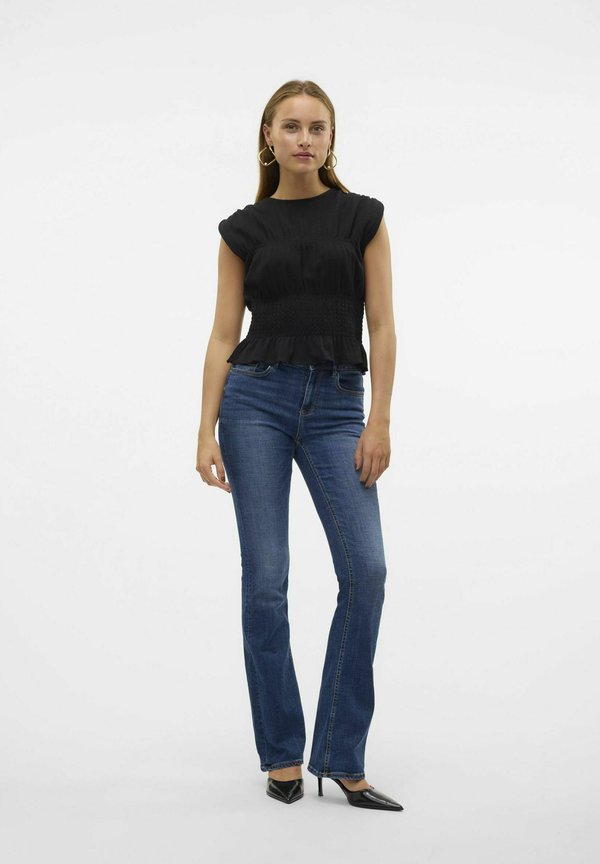 MID RISE - Flared Jeans3