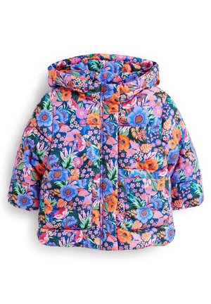 SHOWER RESISTANT PRINTED PADDED - Cappotto invernale - navy floral