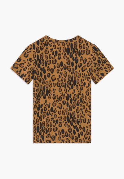 Mini Rodini BABY BASIC LEOPARD TEE UNISEX - Μπλουζάκι με στάμπα - beige