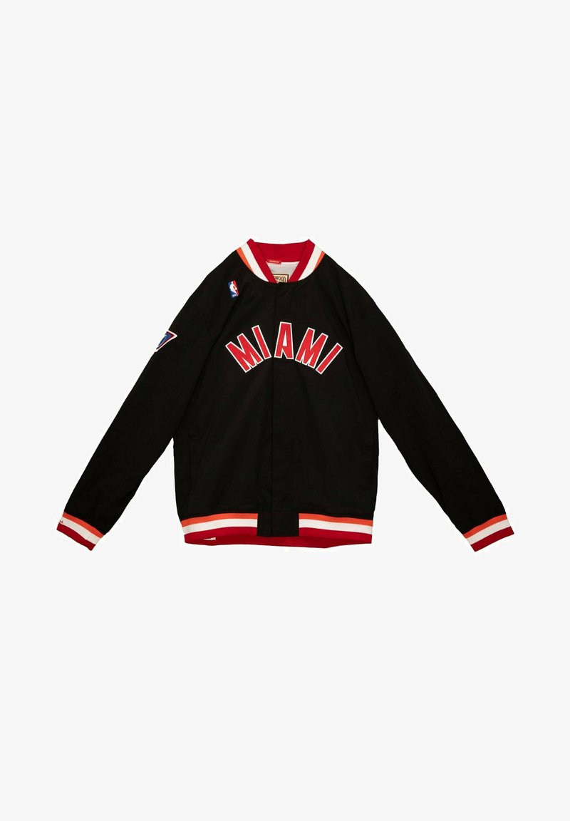 Mitchell & Ness MIAMI HEAT - Pilotska jakna - black