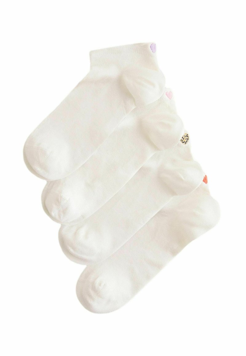 Next EMBROIDERED MOTIF 4 PACK - Sokken - ecru hearts