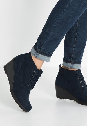 Boots à talons - dark blue