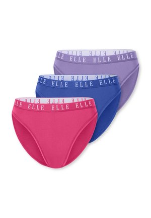 3-PACK LEG LOGO - Slip - lilac royal blue hot pink