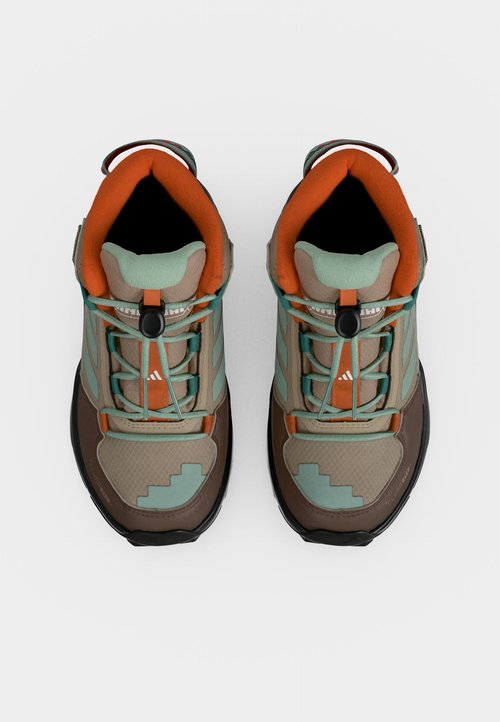 adidas TERREX MID MINECRAFT UNISEX - Lace-up ankle boots - trace khaki/hazy green/earth strata — photo 5