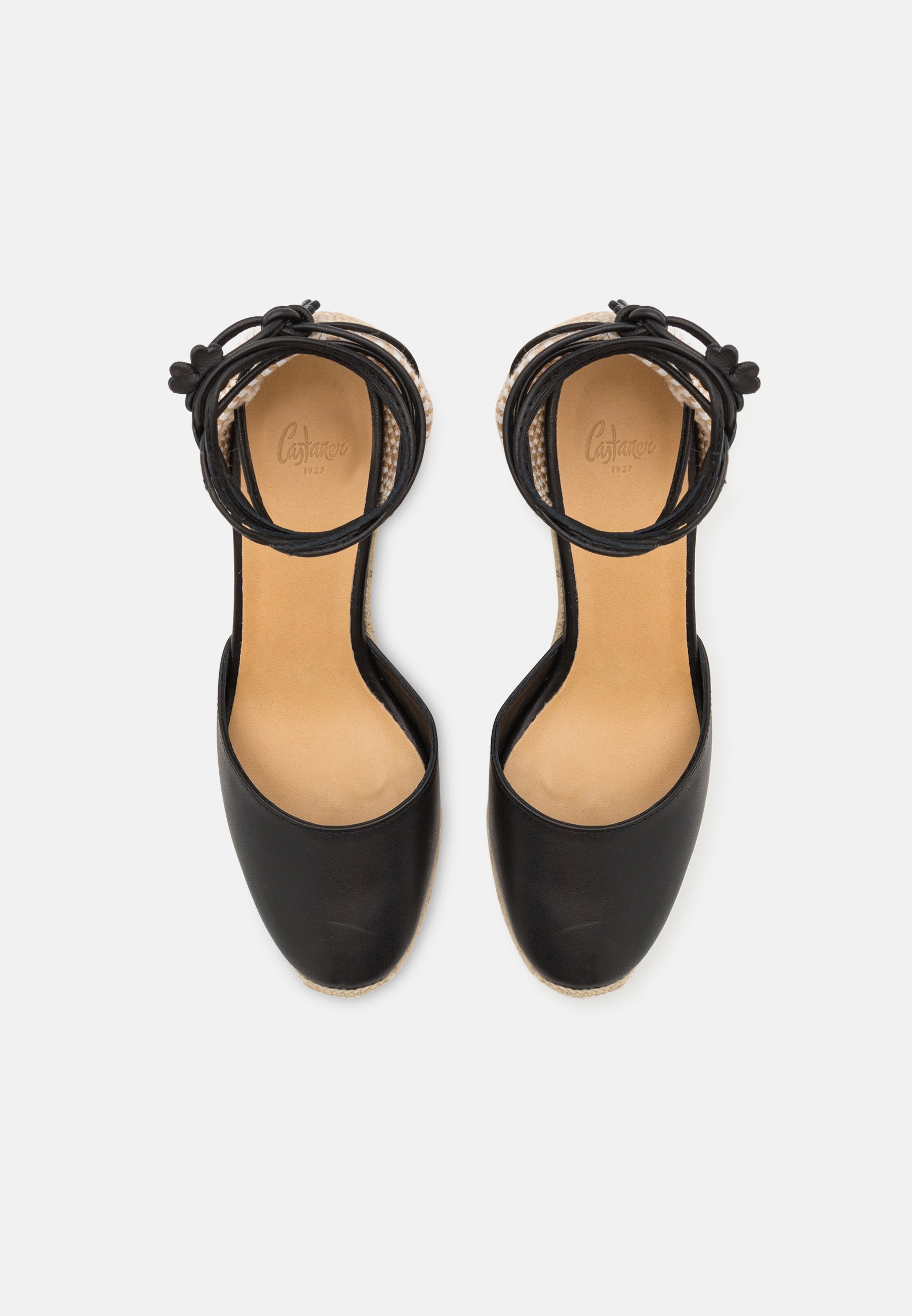 Castañer CARINA - Wedge sandals - black - Zalando.co.uk