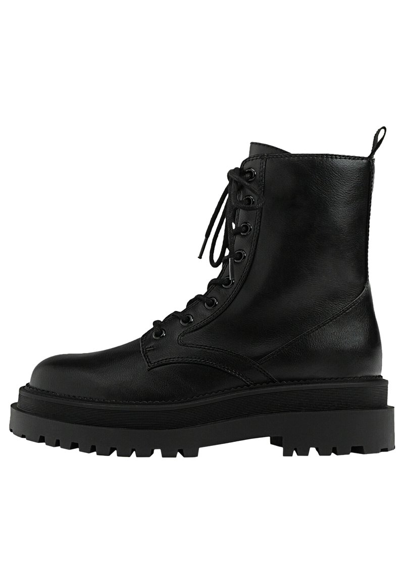 Stradivarius Plateaustiefelette Black schwarz Zalando ch