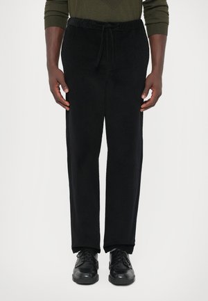 MEN DRAWSTRING TROUSER - Hlače - black