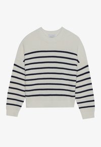 Jersey de punto - off-white/dark blue