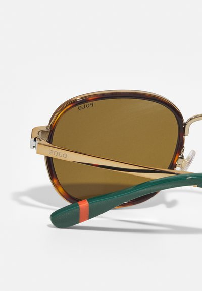Polo Ralph Lauren UNISEX - Päikeseprillid - havana/antique gold/olive green