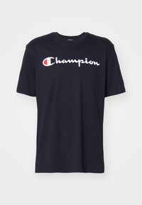 ICONS CREWNECK WITH LARGE LOGO - Nyomott mintás póló - black