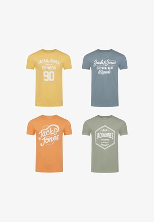Jack & Jones JJLINO 4 PACK żółty