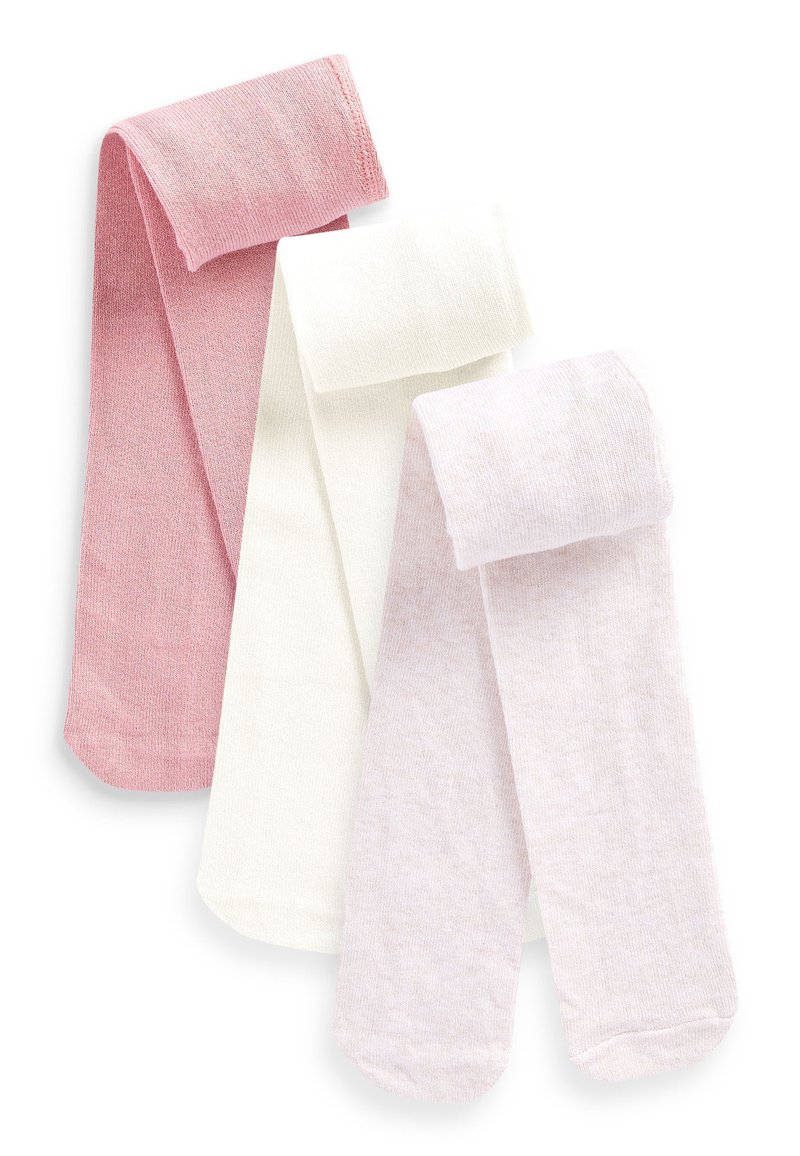 Next PLAIN 3 PACKS - Strumpfhose - pink neutral