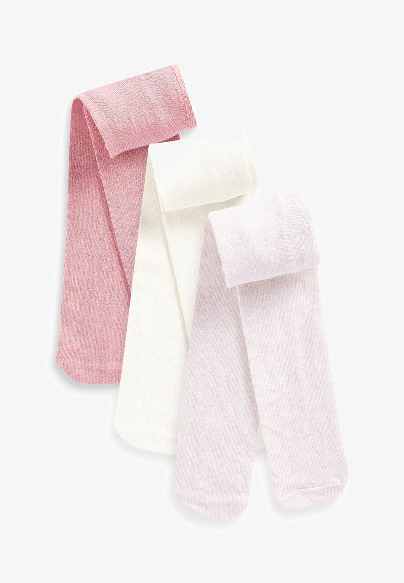 Next PLAIN 3 PACKS - Strumpfhose - pink neutral