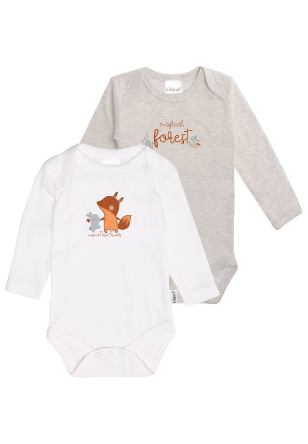 2PACK - Body - grau weiss