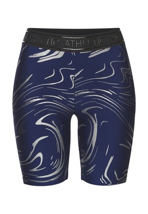 FUNKTIONS - Leggings - blau silberfarben