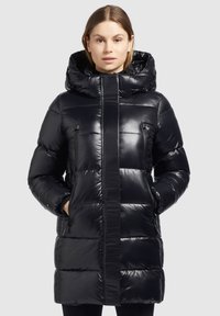 khujo CARDI SHINY - Vinterfrakke - schwarz