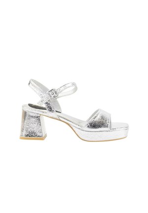 KESLEM Sandalias con plataforma - plateado