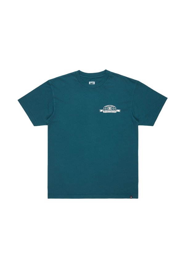 Print T-shirt - btgz deep teal enzyme wash4