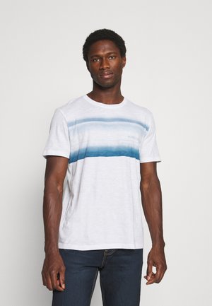 T-shirt con stampa - white/blue
