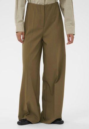 CORINNE WIDE  - Pantaloni - teak