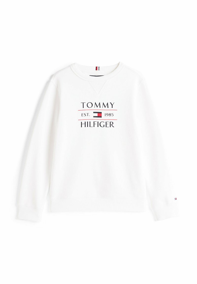Tommy Hilfiger FLAG UNISEX Sweatshirt white