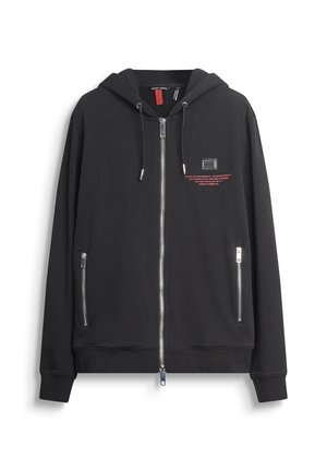 REGULAR  - Sweater met rits - black