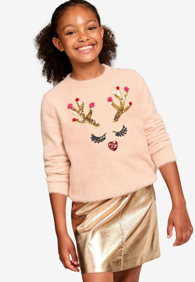 Lipsy CHRISTMAS REGULAR FIT - Pulover - pink