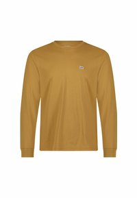 T-Shirt Manica Lunga Lee LS Rib Tee – Donna, Slim Fit, 95% Cotone 5% Elastan, Nero