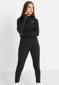 Sixth June - RIBBED - Tuta jumpsuit - black Immagine in miniatura 1