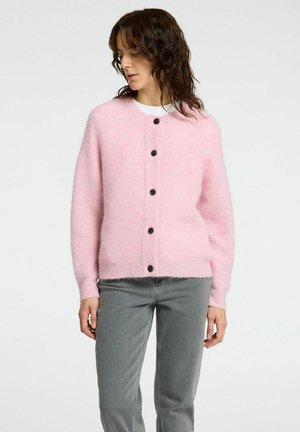 Selected Femme SLFLULU CARDIGAN - Cardigan - bleached mauve