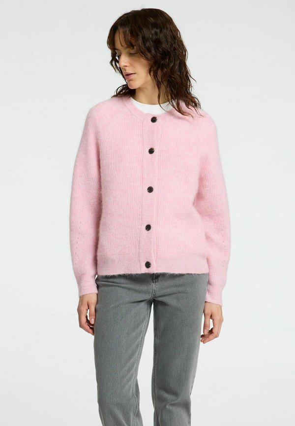 SLFLULU CARDIGAN - Cardigan - bleached mauve