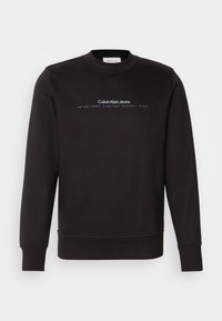 MINIMAL LOGO CREW NECK - Sportska majica - black